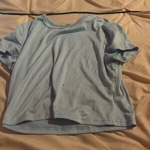 Cute baby blue gym top